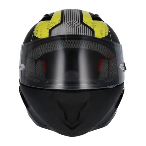 Casco Shiro SH890 infinity amarillo fluor T-S