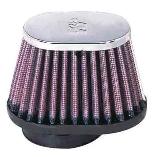Filtro aire K&N Cromado Universal 2'FLG, 4 X 3'B. 3 X 2'T