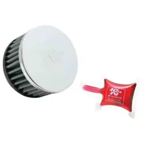Filtro Potencia K&N Cromado Universal