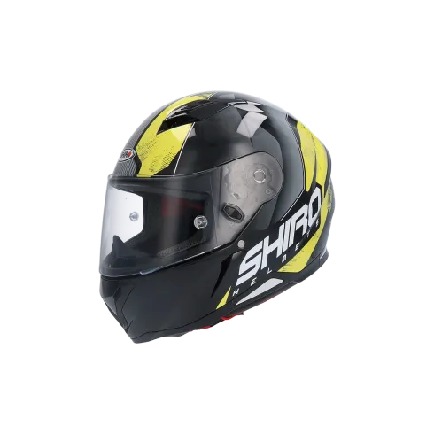 Casco Shiro SH890 infinity amarillo fluor T-S