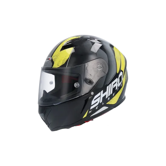 Casco Shiro SH890 infinity amarillo fluor T-S