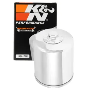 Filtro Aceite K&N Cromado Harley Davidson