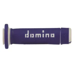 Puños Domino ATV Azul - Blanco Cerrados