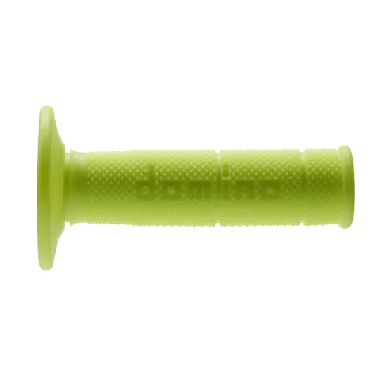 Puños Domino OFF Road Amarillo Fluor Cerrados D 22 mm L 118 mm