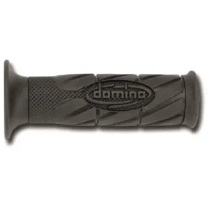 Puños Domino On Road con Logo Negros Cerrados D 22 mm L 120 mm