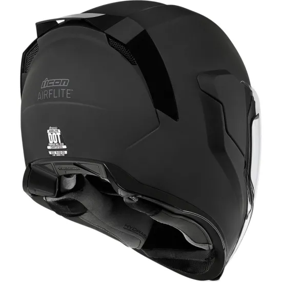 Casco Moto Integral Icon Airflite rubatone negro mate