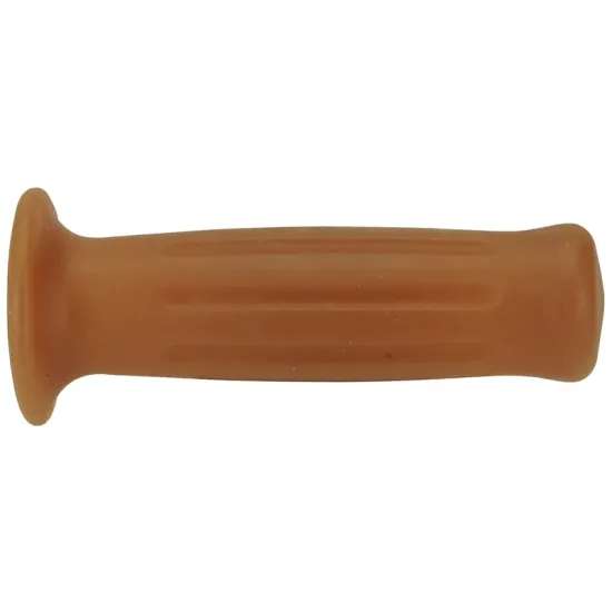 Puños Domino On Road Vintage Marrones Cerrados D 22 mm L 120 mm