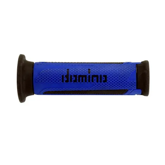 Puños Domino Turismo Azul-Negro Abiertos D 22 mm L 120 mm