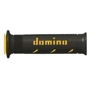 Puños Domino XM2 Super soft Negro - Amarillo Abiertos D 22 mm L 120-125 mm