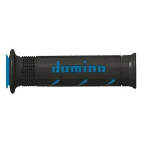 Puños Domino XM2 Super soft Negro - Azul Abiertos D 22 mm L 120-125 mm