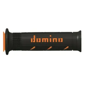 Puños Domino XM2 Super soft Negro - Naranja Abiertos D 22 mm L 120-125 mm