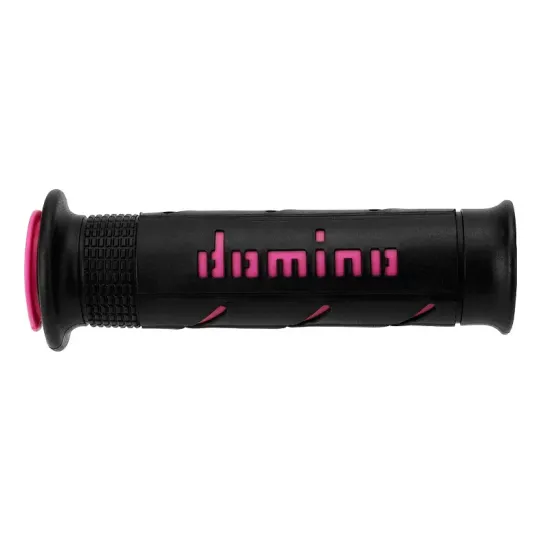 Puños Domino XM2 Super Soft NegroFucsia Abiertos D 22 mm L 120-125 mm