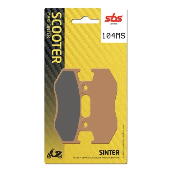 Pastilla de freno SBS P104-MS