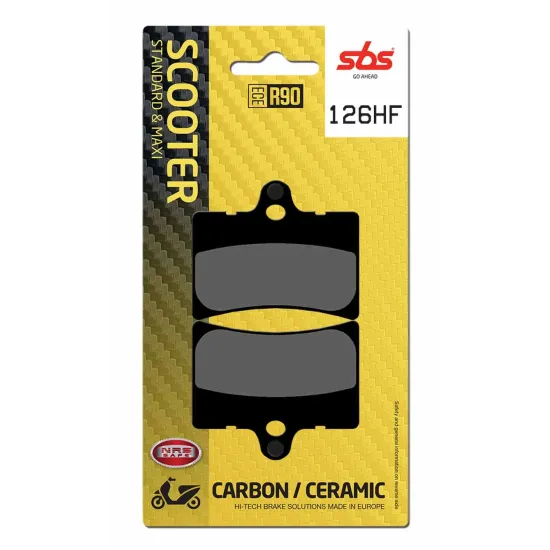 Pastilla de freno SBS P126-HF