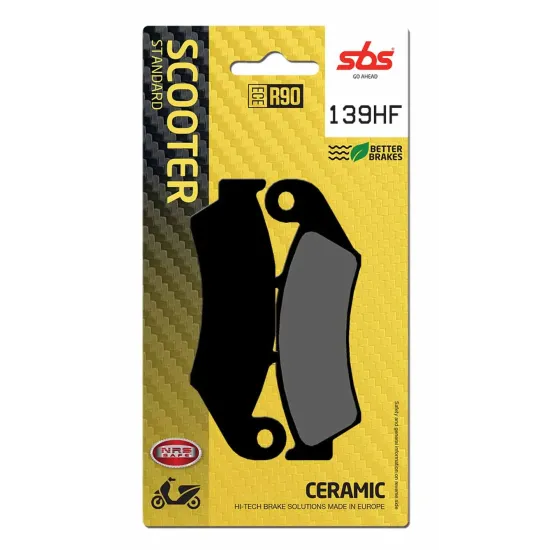 Pastilla de freno SBS P139-HF