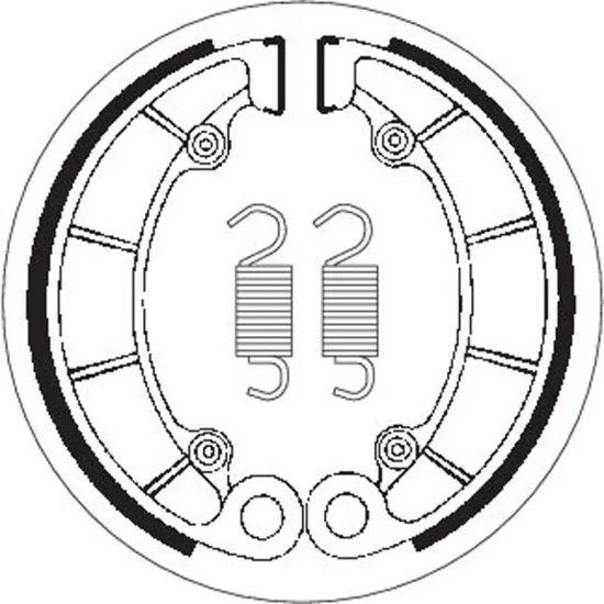 Mordaza de freno SBS P2046