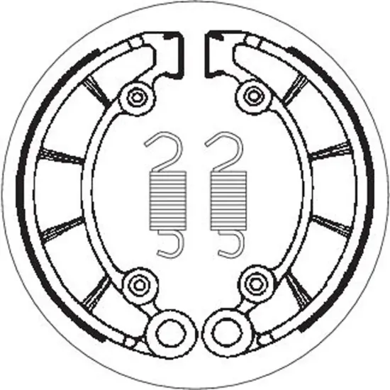 Mordaza de freno SBS P2072