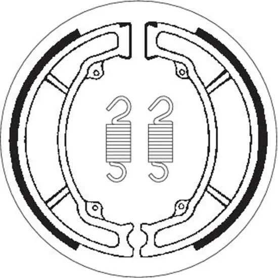 Mordaza de freno SBS P2189