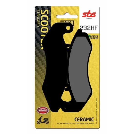 Pastilla de freno SBS P232-HF