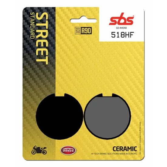 Pastilla de freno SBS P518-HF