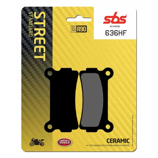 Pastilla de freno SBS P636-HF