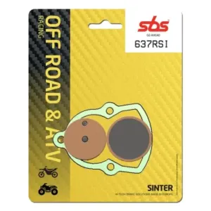 Pastilla de freno SBS P637-RSI