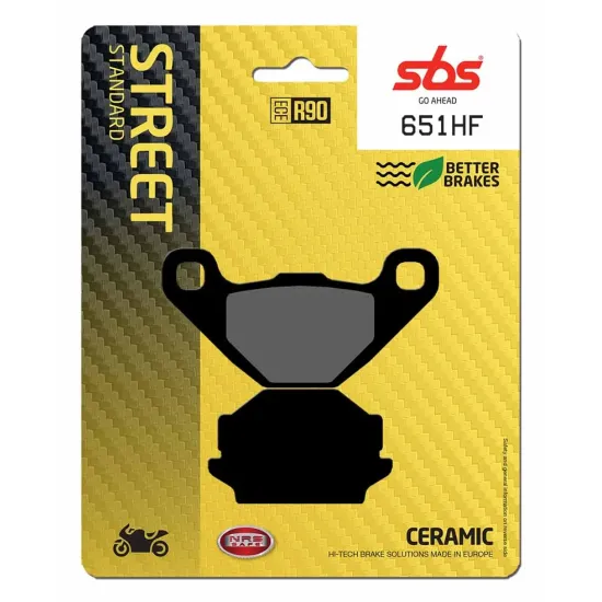 Pastilla de freno SBS P651-HF