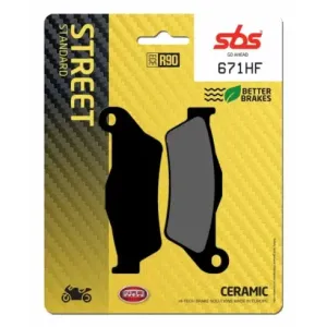 Pastilla de freno SBS P671-HF