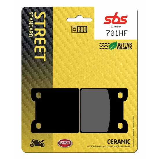 Pastilla de freno SBS P701-HF