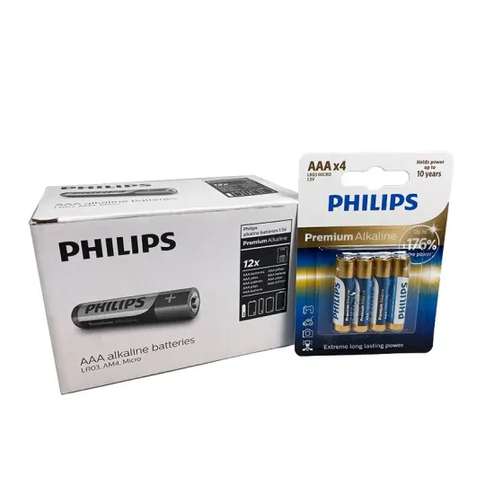 PILA PHILIPS PREMIUM ALKALINE AAA (CAJA 12 BLISTERS DE 4 PILAS)