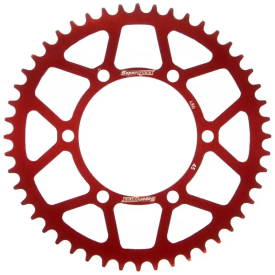 Corona Supersprox Aluminio Roja 45 D