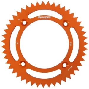 Corona Supersprox Aluminio Naranja 47 D