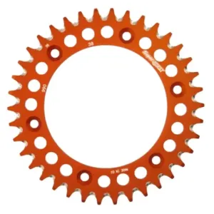 Corona Supersprox Aluminio Naranja 38 D