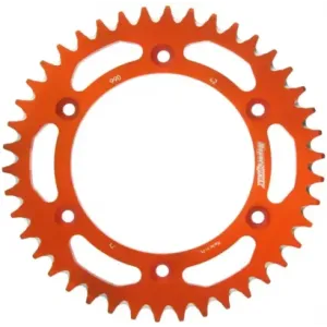 Corona Supersprox Aluminio Naranja 42 D