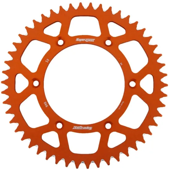 Corona Supersprox Aluminio Naranja 50 D