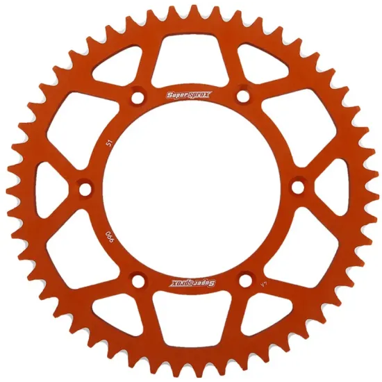 Corona Supersprox Aluminio Naranja 51 D
