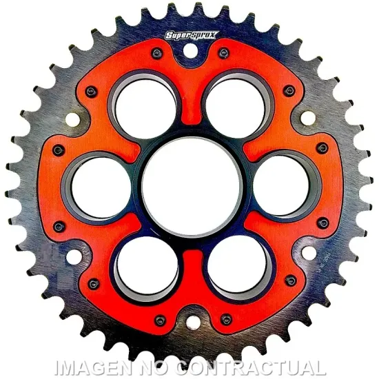 Corona Supersprox Stealth Roja Ducati 525 X 43