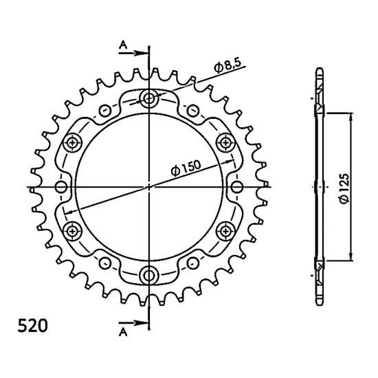 Corona Supersprox Stealth Gold 38 D