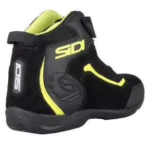 Botas Moto Sidi Gas Negro Naranja Amarillo Fluor 2