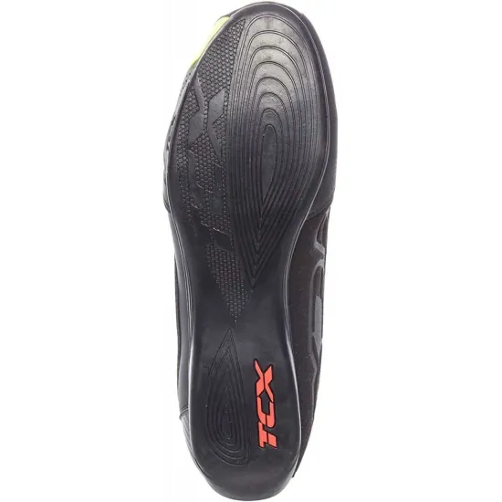Botas Moto TXC Rush impermeables Amarillo Fluor Negro