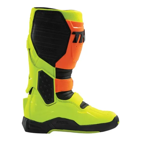 Botas motocross Thor Radial Amarillo Fluor Naranja