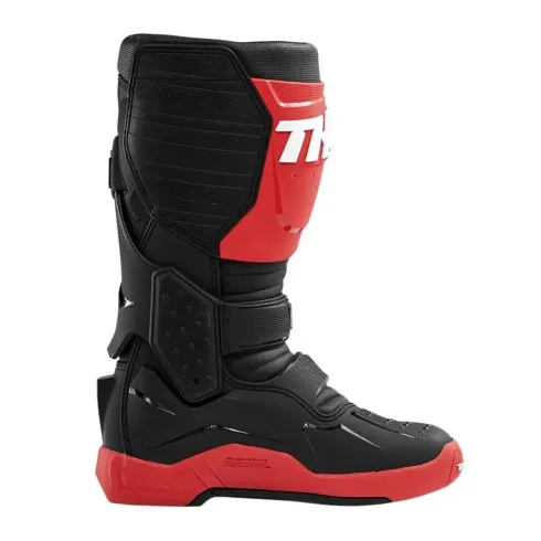 Botas motocross Thor Radial Negro Rojo
