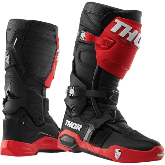 Botas Motocross Thor Blitz XP S9 Negro Rojo
