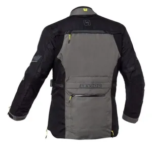 Chaqueta Moto Levior Kaizen Negro Caqui impermeable 2