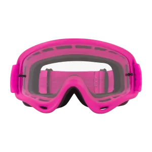 Gafas moto oakley xs o-frame wind tunnel rosa, lente transparente 2