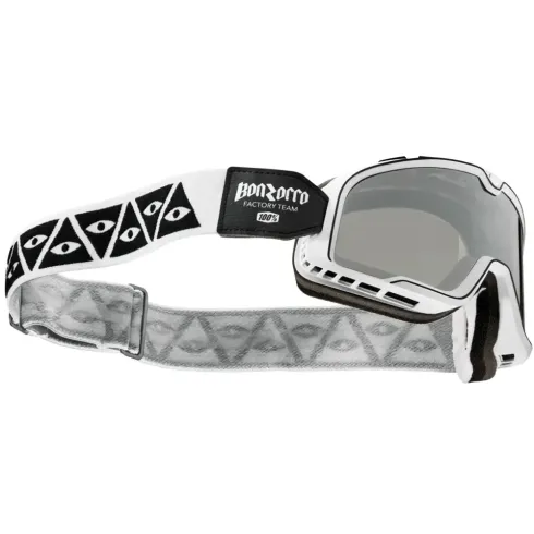 Gafas motocross 100% Barstow Bonzorro Mirror Lente Plata
