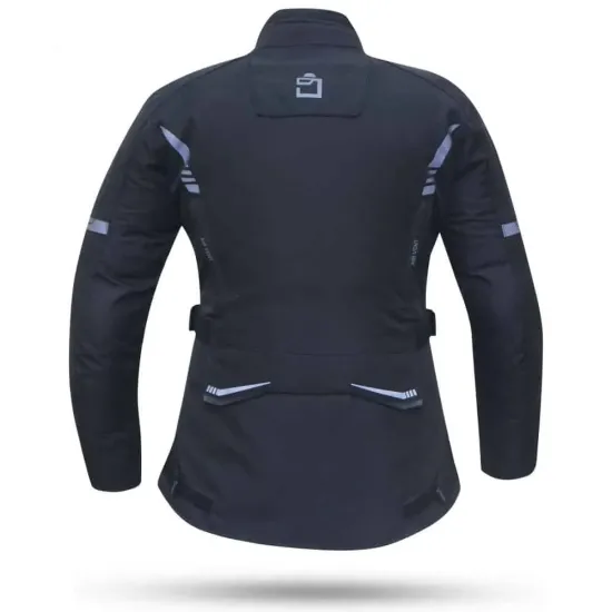 Chaqueta moto Degend Travel Mujer Negro