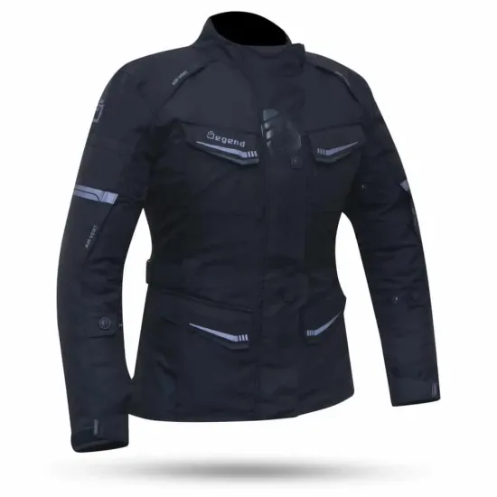 Chaqueta moto Degend Travel Mujer Negro
