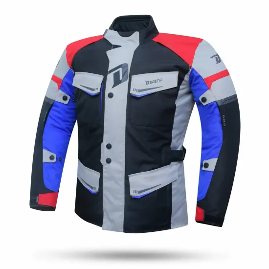 Chaqueta moto Degend Travel Ice negro rojo