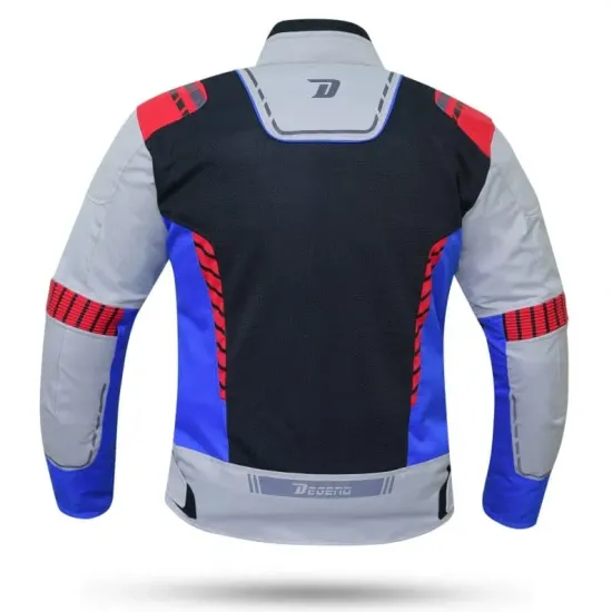 Chaqueta Moto Degend Breeze Evo Negro Rojo Azul